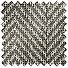 Soft Chevron, Brown - Motorised Roman Blind
